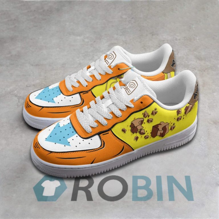Aang Air Force 1 Sneakers Custom Earthbending Avatar The Last Airbender Anime Shoes