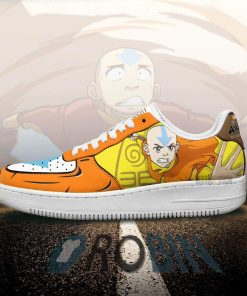Aang Air Force 1 Sneakers Custom Earthbending Avatar The Last Airbender Anime Shoes