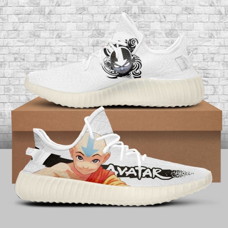 Aang Avatar The Last Airbender Custom Yeezy Sneakers