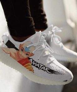 Aang Avatar The Last Airbender Custom Yeezy Sneakers Aang Avatar The Last Airbender Custom Yeezy Sneakers