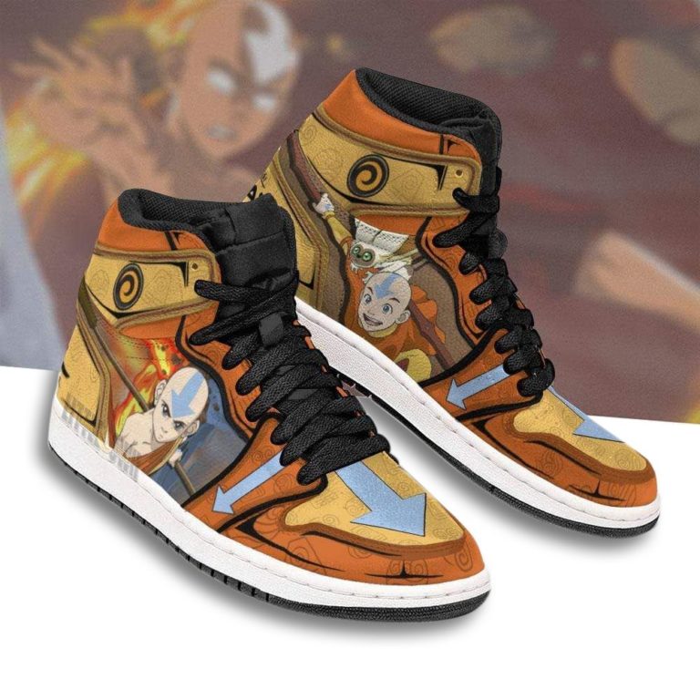 Aang JD Sneakers Custom Avatar The Last Airbender Anime Shoes