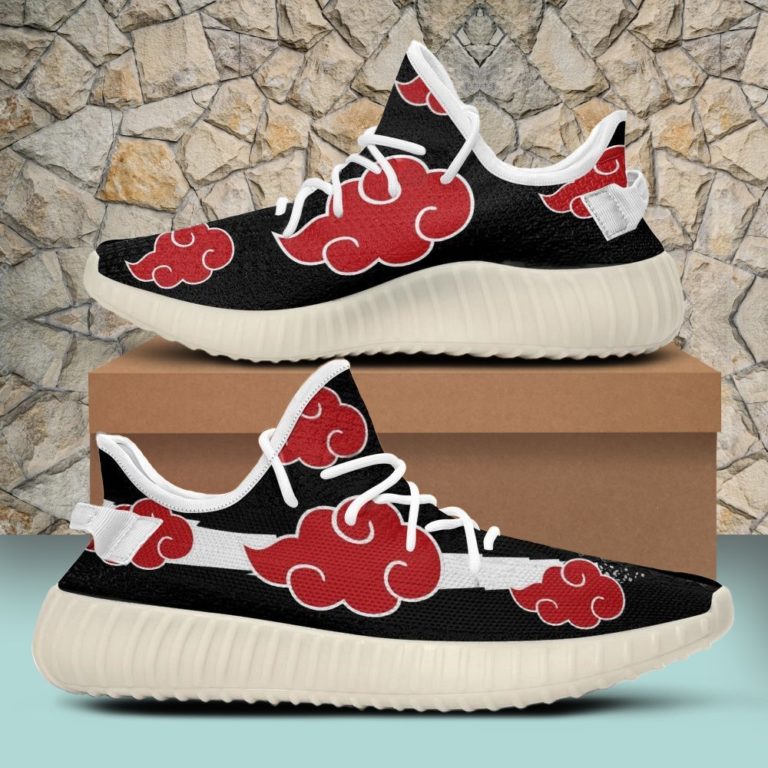 Akatsuki Cloud Shoes Black Naruto Sneakers