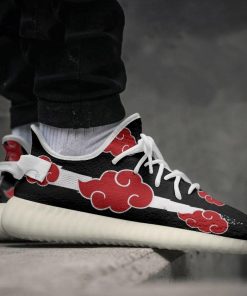 Akatsuki Cloud Shoes Black Naruto Sneakers Akatsuki Cloud Shoes Black Naruto Sneakers