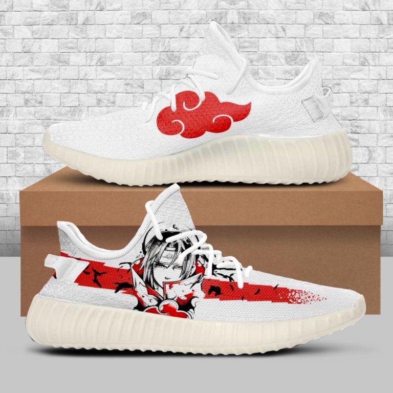 Akatsuki Itachi Shoes Naruto Custom Yeezy Shoes