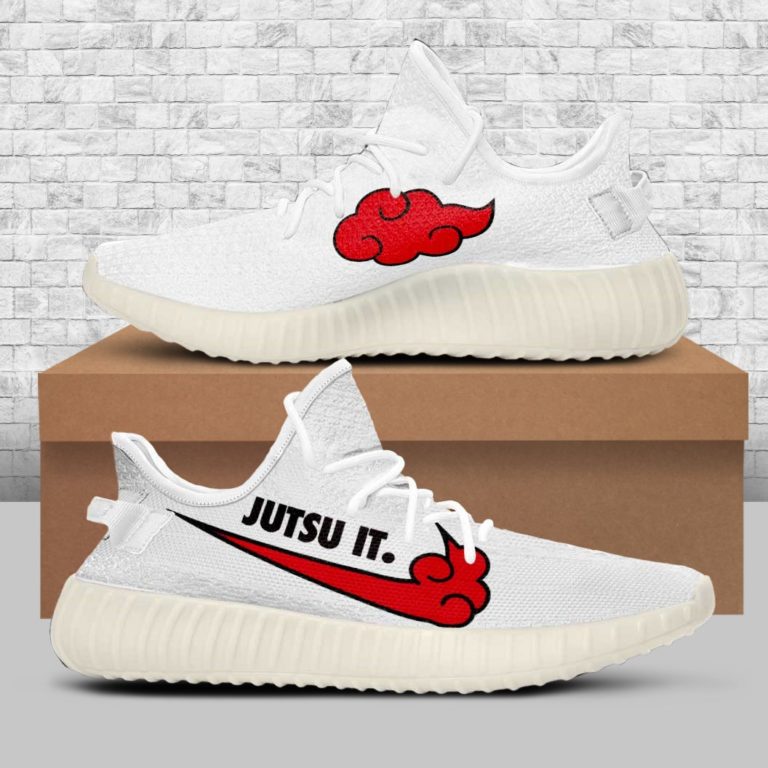 Akatsuki Jutsu It Shoes Naruto Custom Anime Yeezy Sneakers