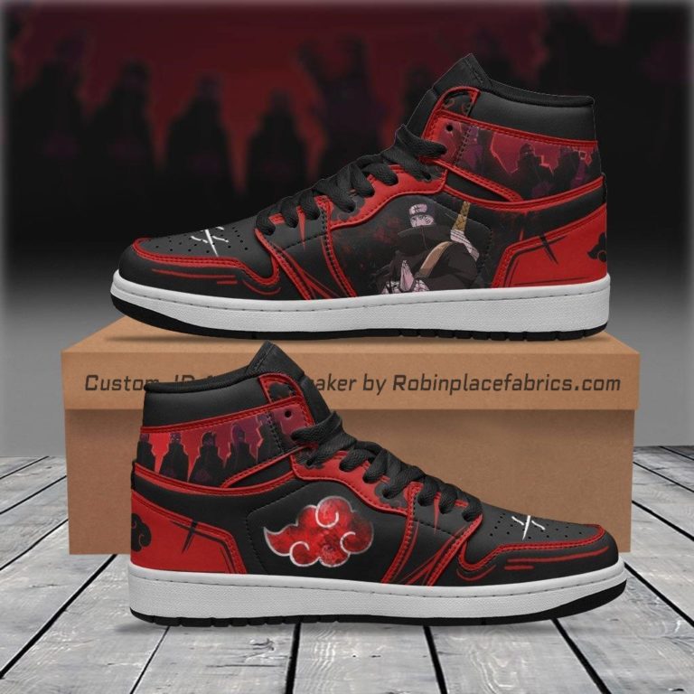 Akatsuki Kisame Hoshigaki Sneakers Custom Naruto Anime Shoes