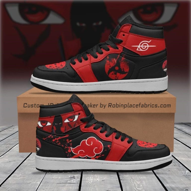 Akatsuki Shoes Sharingan Naruto Anime JD Sneakers