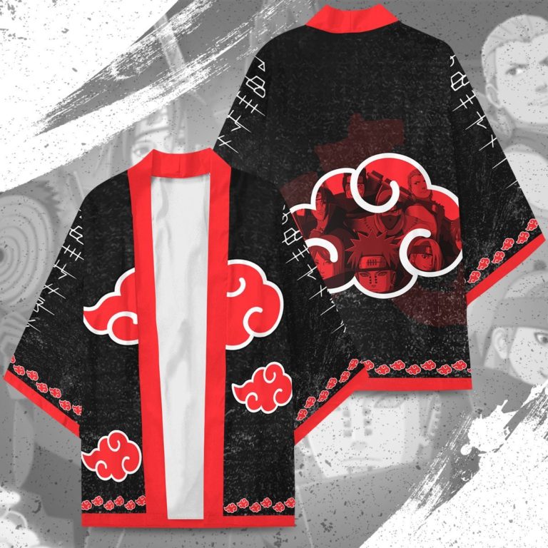 Akatsuki Warriors AOP Kimono Cardigan