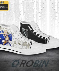 Alice Zuberg Sword Art Online Anime Mixed Manga Style High Top Canvas Shoes Alice Zuberg Sword Art Online Anime Mixed Manga Style High Top Canvas Shoes