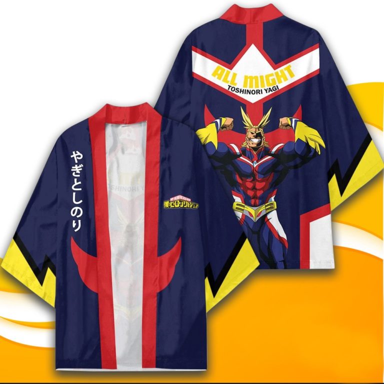 All Might My Hero Academia All Over Print Kimono
