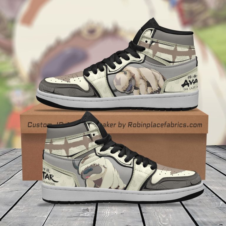 Appa JD Sneakers Custom Avatar The Last Airbender Anime Shoes