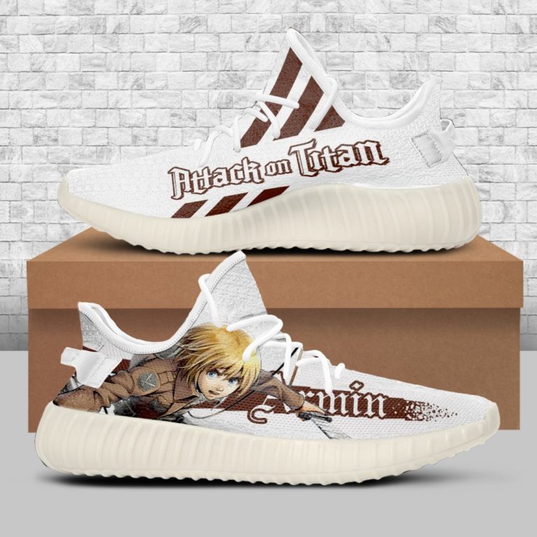 Armin Arlert Shoes Attack On Titan Custom Yeezy Sneakers