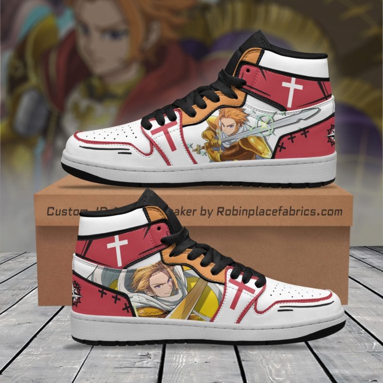 Arthur Pendragon JD Sneakers Custom The Seven Deadly Sins Anime Shoes