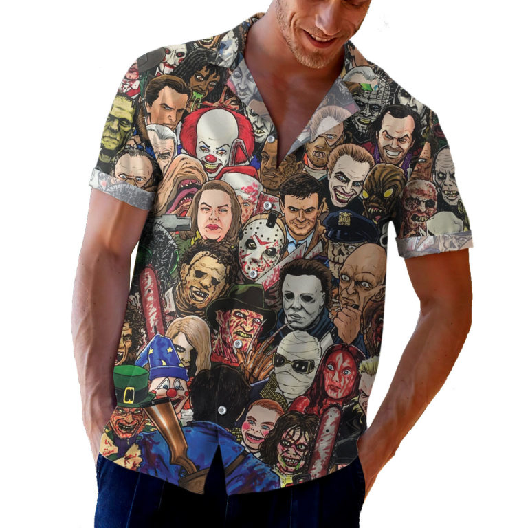 Ash Vs Horror Character Aloha Shirt