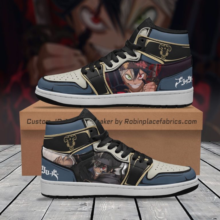 Asta JD Sneakers Custom Black Clover Anime Shoes