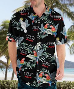 Audi Aloha Shirt, Casual Button Up Shirt, Hawaiian Shirt