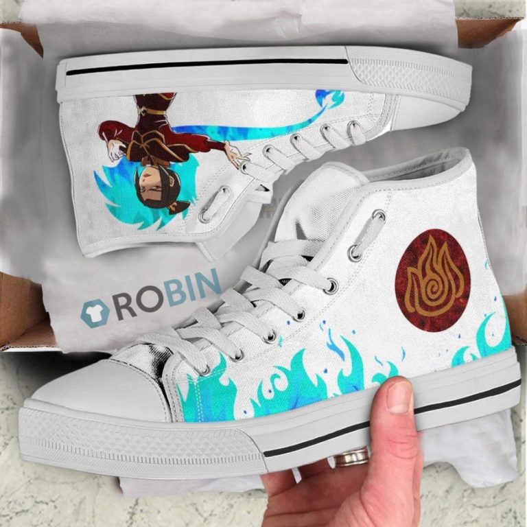 Azula Avatar The Last Airbender Anime Canvas High Top Shoes (Kid and Adult size available)