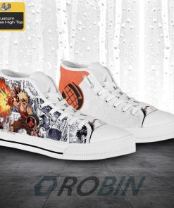 Bakugou My Hero Academia MHA Anime Canvas High Top Shoes
