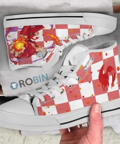 Ban The Seven Deadly Sins Anime High Top Canvas Shoes