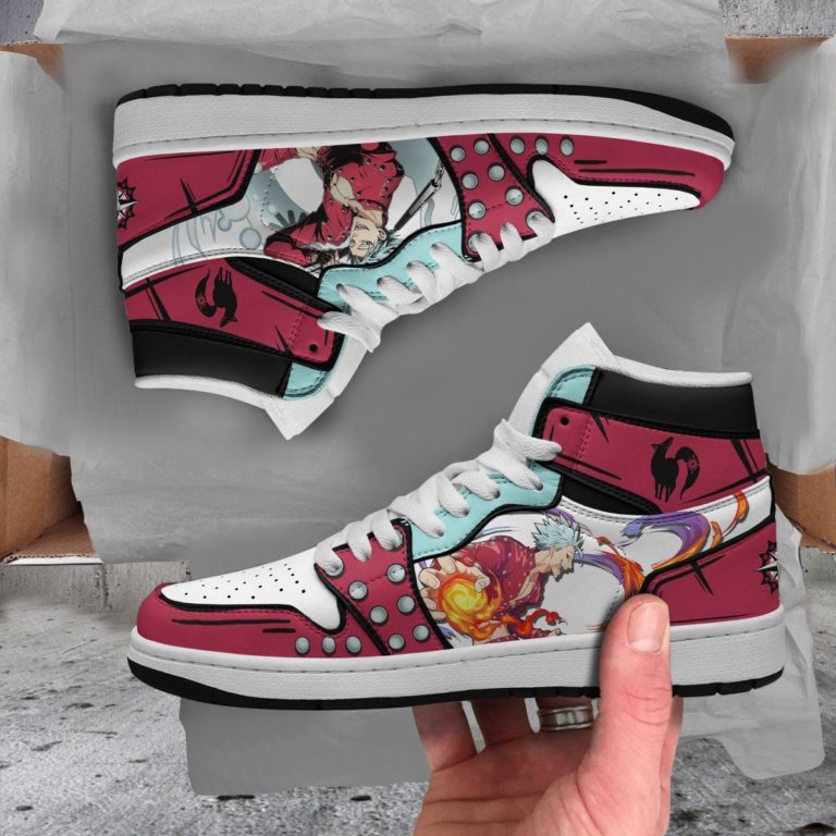 Ban JD Sneakers Custom The Seven Deadly Sins Anime Shoes