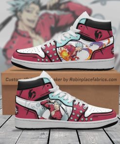 Ban JD Sneakers Custom The Seven Deadly Sins Anime Shoes Ban JD Sneakers Custom The Seven Deadly Sins Anime Shoes