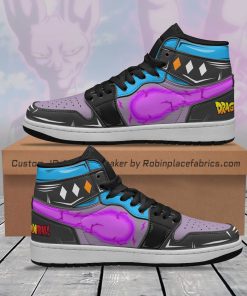 Beerus Dragon Ball Anime JD 1 High Sneakers