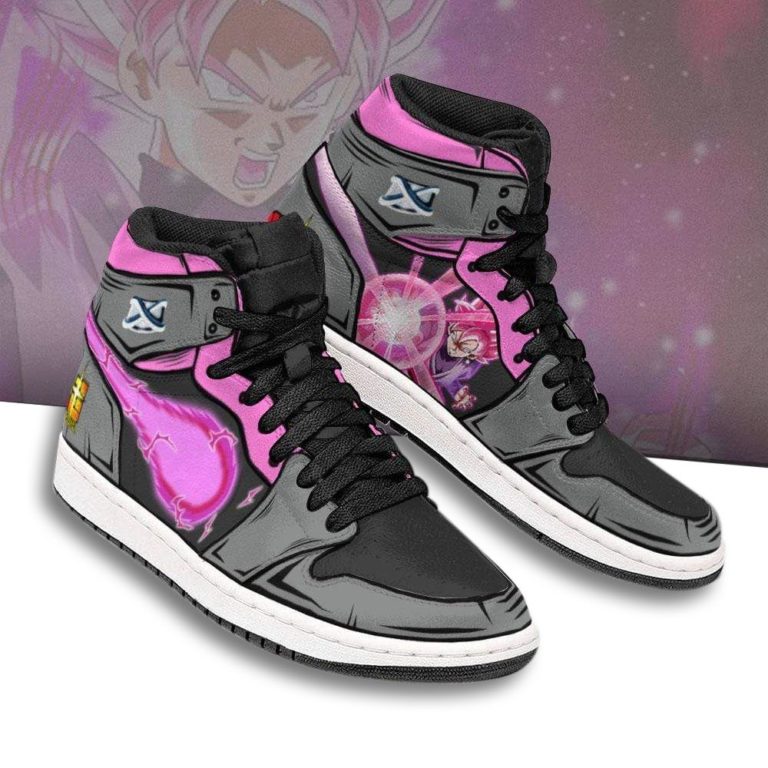 Black Goku JD Sneakers Custom Dragon Ball Super Anime Shoes