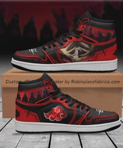 Black Zetsu Akatsuki JD Sneakers Custom Naruto Anime Shoes