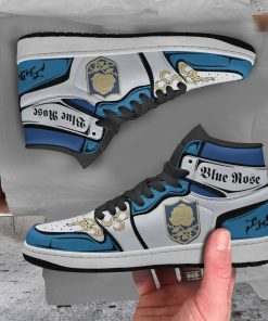 Blue Rose JD Sneakers Custom Black Clover Anime Shoes Blue Rose JD Sneakers Custom Black Clover Anime Shoes