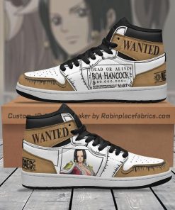 Boa Hancock Wanted JD Sneakers Custom One Piece Anime Shoes
