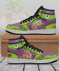 Broly Dragon Ball Custom JD 1 High Sneakers Boots Broly Dragon Ball Custom JD 1 High Sneakers Boots
