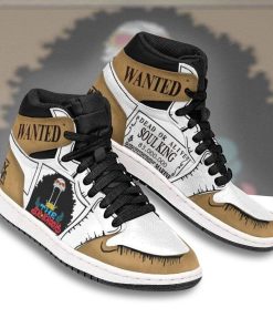 Brook Wanted JD Sneakers Custom One Piece Anime Shoes Brook Wanted JD Sneakers Custom One Piece Anime Shoes
