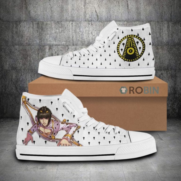 Bruno Bucciarati JoJo’s Bizarre Adventure Anime High Top Canvas Shoes