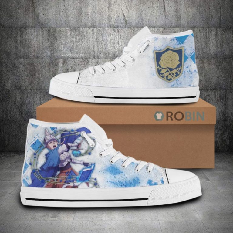 Charlotte Roselei Black Clover Anime Canvas High Top Shoes