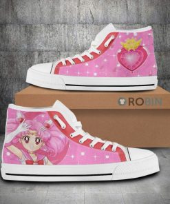 Chibiusa Tsukino Sailor Moon Anime Canvas High Top Shoes Chibiusa Tsukino Sailor Moon Anime Canvas High Top Shoes