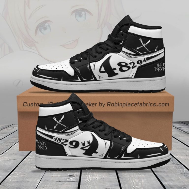 Conny JD Sneakers Custom The Promised Neverland Anime Shoes