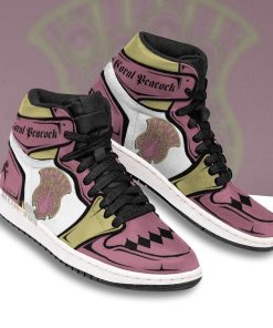 Coral Peacock JD Sneakers Custom Black Clover Anime Shoes Coral Peacock JD Sneakers Custom Black Clover Anime Shoes