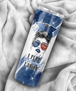 Custom Name Girl With Tennessee Titans Stainless Steel Skinny Tumbler Custom Name Girl With Tennessee Titans Stainless Steel Skinny Tumbler