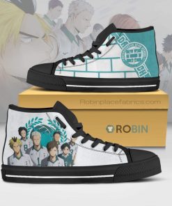 Date Tech Team Members Haikyu!! Anime Canvas High Top Shoes