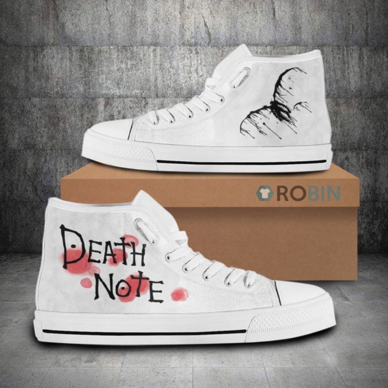 Death Note Anime High Top Canvas Shoes