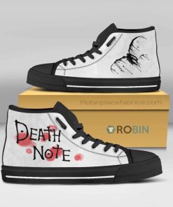 Death Note Anime High Top Canvas Shoes