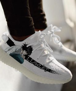 Death Note Shoes L Lawliet Custom Yeezy Sneakers Death Note Shoes L Lawliet Custom Yeezy Sneakers