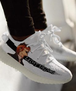 Death Note Shoes Light Yagami Custom Yeezy Sneakers Death Note Shoes Light Yagami Custom Yeezy Sneakers