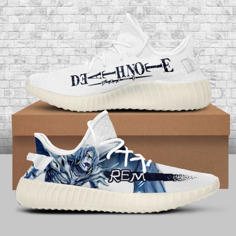 Death Note Shoes Rem Custom Yeezy Sneakers