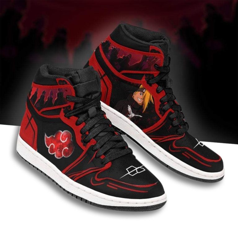 Deidara Akatsuki JD Sneakers Custom Naruto Anime Shoes