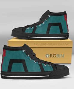 Deku My Hero Acadamia Hero Anime Canvas High Top Shoes