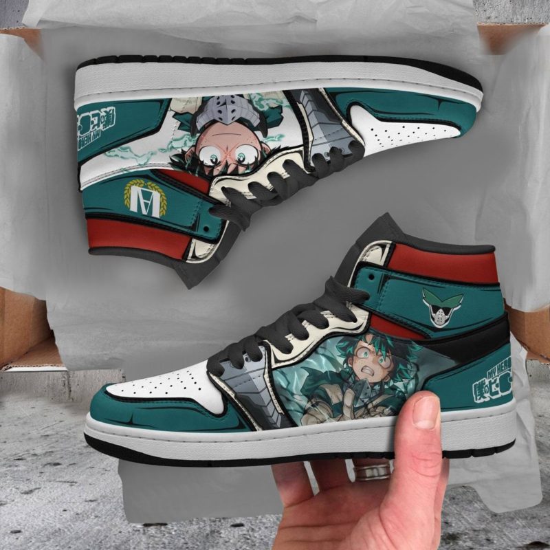 Deku X Ochako Uraraka Shoes My Hero Academia Jordans Anime Sneakers ...