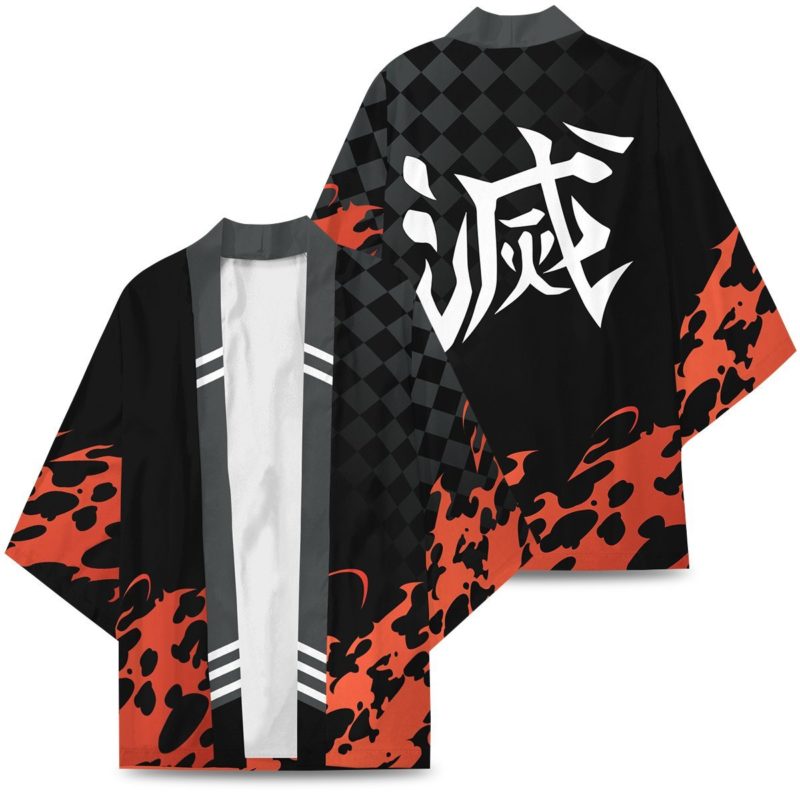 Demon Slayer Corps AOP Kimono Cardigan RobinPlaceFabrics