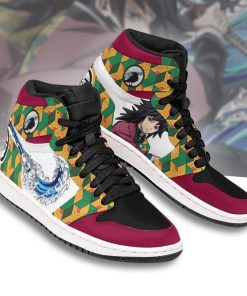 Demon Slayer Giyu Tomioka Air Jordan 1 Sneakers Boots Demon Slayer Giyu Tomioka Air Jordan 1 Sneakers Boots
