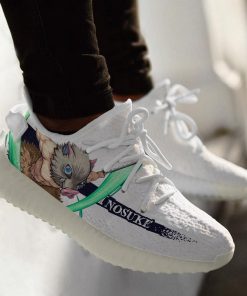 Demon Slayer Inosuke Hashibira Custom Yeeze Sneakers Demon Slayer Inosuke Hashibira Custom Yeeze Sneakers